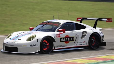 Assetto Corsa Porsche Rsr Spa Francorchamps Hotlap Youtube