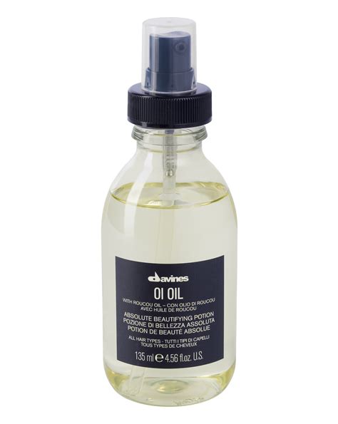 Great for most hair types. OI Oil by Davines