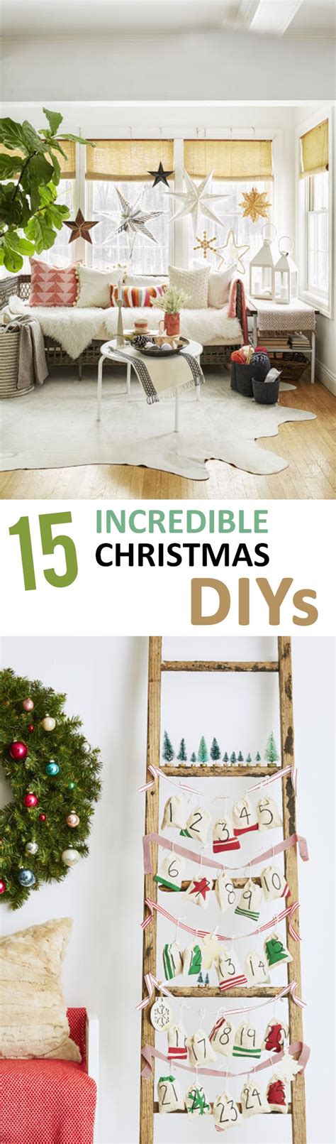 15 Incredible Christmas Diys Sunlit Spaces Christmas Projects Diy