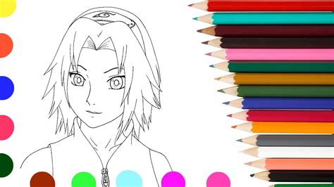 How To Draw Sakura Haruno Naruto Step By Step Easy Youtube