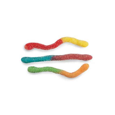 Sour Worms Gummy Candy Bag Of 1kg Snack Circus Inc