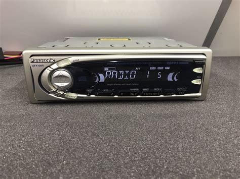 Old Panasonic Car Radio Stereo Cd Player Model Dpx100n With Cd Changer