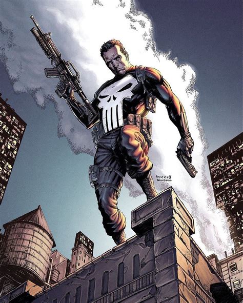 Chaoswillneverend By Danielpicciotto Punisher Comics Punisher