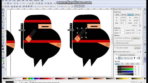 Create Spring Ninja Character Sprite Inkscape Free Download Resource