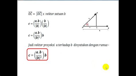 Video Vektor Proyeksi Orthogonal Youtube