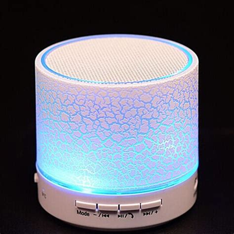 A9 Smart Led Light Crack Mini Wireless Bluetooth Speaker Portable Bluetooth Stereo Speaker