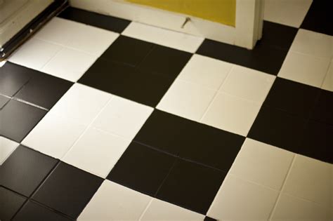 How To Painted Checkerboard Tile Floor Make