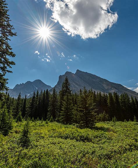 Sunburst In The Mountains Photograph By Philip Rispin Fine Art America