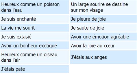 Vocabulaire Pour Exprimer La Peur La Joie Et La Tristesse En Français