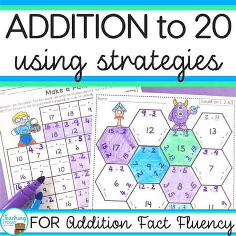 Addition Strategies To Increase Fact Fluency Teaching Trove