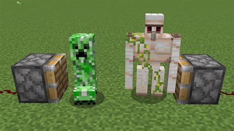 What If Creeper Golem In Minecraft Youtube