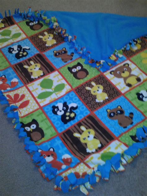 Knotted Blankets and Pillows - No Sew! - How Wee Learn