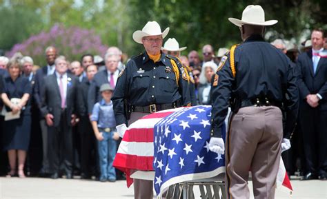 The Harris County Sheriffs Department Honor Guard Prepares To Photo