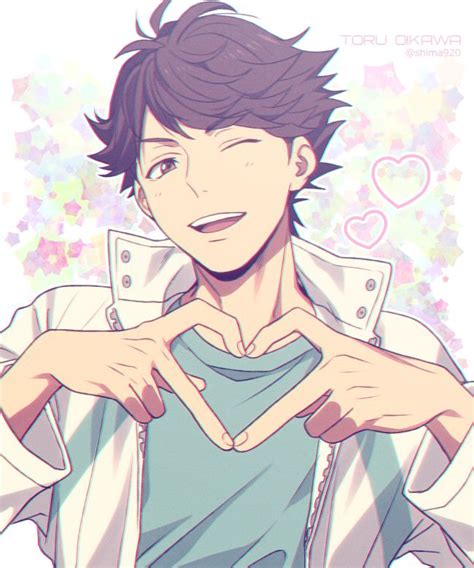 Who do you think is the hottest haikyuu character is? 真嶋しま℠ on | Oikawa, Haikyuu anime, Haikyuu fanart
