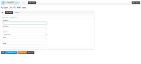 Primary Health Care Patient Data Management System | Microsoft Access
