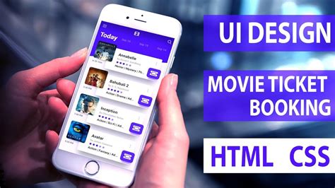 25% of bookings happen after your working hours or when it is inconvenient to call from your clients' workplaces. Mobile App UI Design Tutorial - Movie Ticket Booking App ...