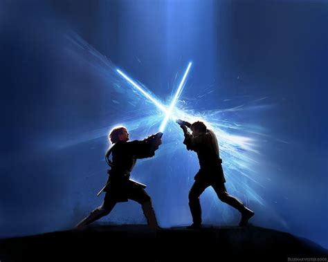 Star Wars Anakin Skywalker Lightsaber Movie Obi Wan Kenobi Blue