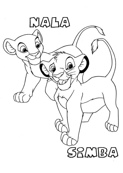 Little simba lion king coloring pages. Lion King Coloring Pages Nala_ at GetColorings.com | Free ...