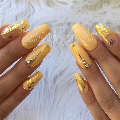 Shop with afterpay on eligible items. Yellow Gel Nails. Foil Nails. Nails With Rhinestones. Gold Nails. Acrylic Nails. Gel Nails ...