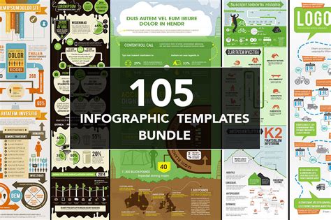 Last Chance Mega Bundle Of 105 Incredible Infographic Templates Only