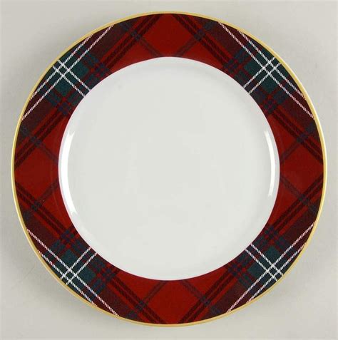 Tartan Plaid Dinner Plate By Williams Sonoma Replacements Ltd