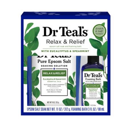 Dr Teals® Relax And Relief Eucalyptus Spearmint Bath T Sets 2 Pk 14 Fl Oz Kroger