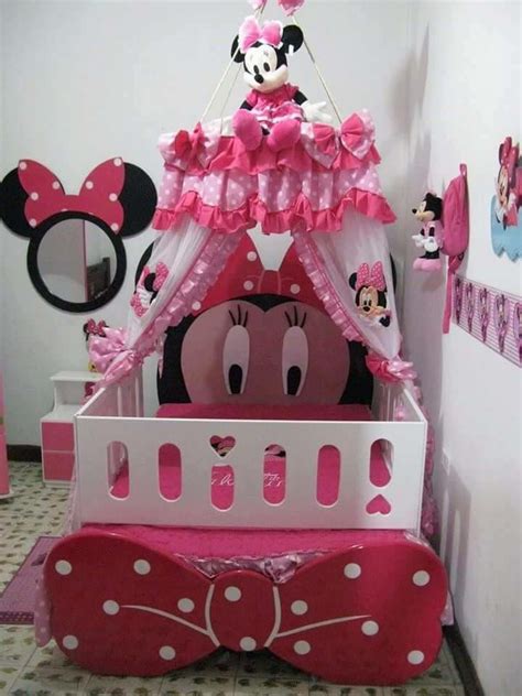 Easy to hang and easy to remove click here to learn more about wall decor Cute Minnie Mouse Bedroom | Minnie mouse bedroom, Minnie ...