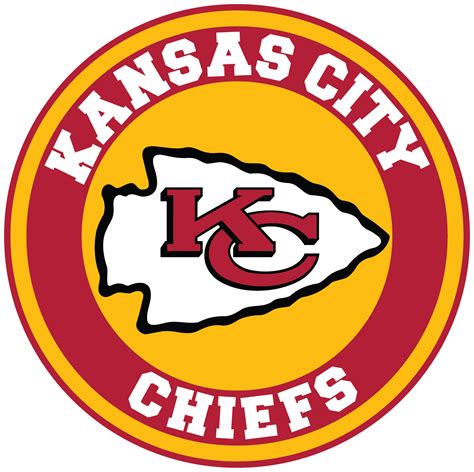 Kansas City Chiefs Circle Logo Vinyl Decal / Sticker 5 sizes!! | Sportz For Less