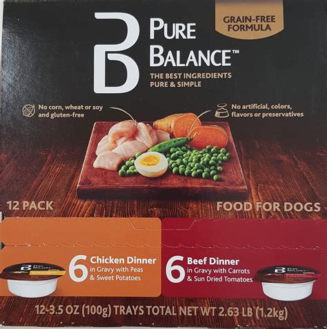 Pure balance dog food, chicken & brown rice recipe, 15 lb by pure balance. Pure Balance Chicken & Beef Wet Dog Food | Walmart Canada