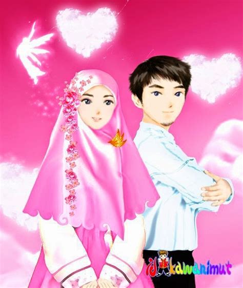 Kumpulan kartun romantis parf 3 my ely islamic cartoon hijab. 20+ Gambar Kartun Muslim Pasangan Romantis, Koleksi Kekinian!