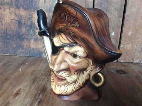 Vintage Pirate Head Collectors Stein Etsy