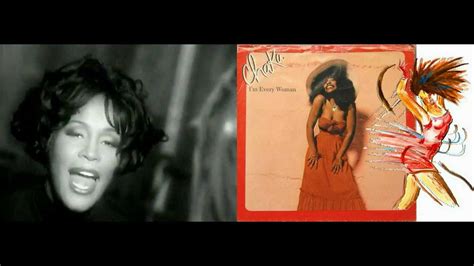 Whitney Houston Chaka Khan I M Every Woman Rarcs By Dcsabas Youtube