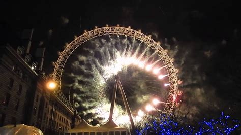 London New Years Fire Works Display Youtube