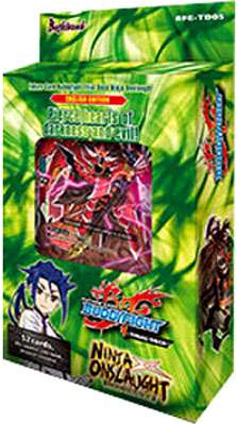 Future Card Buddyfight Trading Card Game Ninja Onslaught Trial Deck Bfe Td05 Bushiroad Toywiz