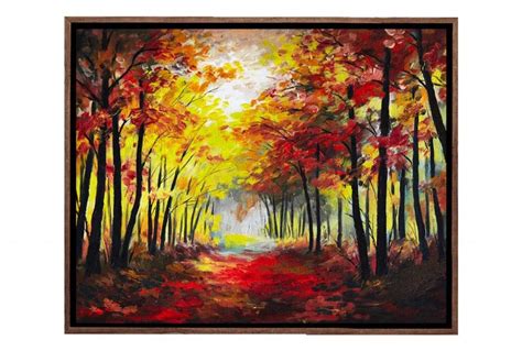 Buy Autumn Forest Landscape Wall Art Online Australia