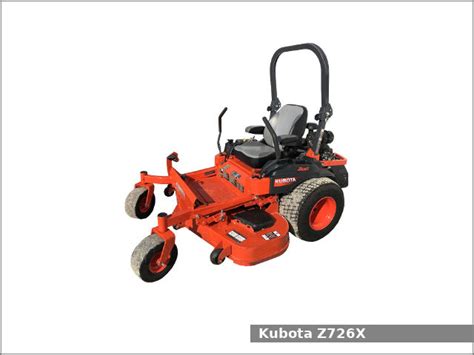 Kubota Z726x Zero Turn Mower Review And Specs Tractor Specs
