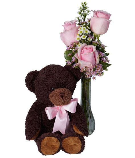 Or are you just looking for a bit more unique flower gift? Beary Pink for You at From You Flowers