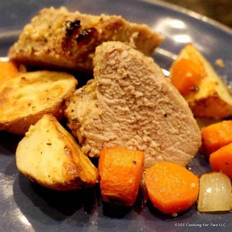 That brings me to the next thing and that is serving your air fryer pork tenderloin with potatoes. One Pan Roasted Pork Tenderloin with Potatoes and Carrots ...
