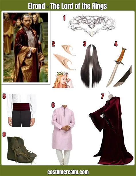 How To Dress Like Elrond Lord Of The Rings Costume Guide For Cosplay