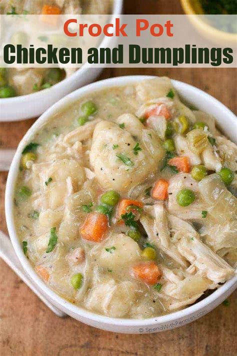 Delicious Crockpot Chicken And Dumplings Easy Recipes To Make At Home