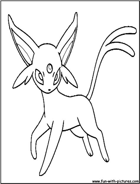 Explore 623989 free printable coloring pages for your kids and adults. Espeon Coloring Page