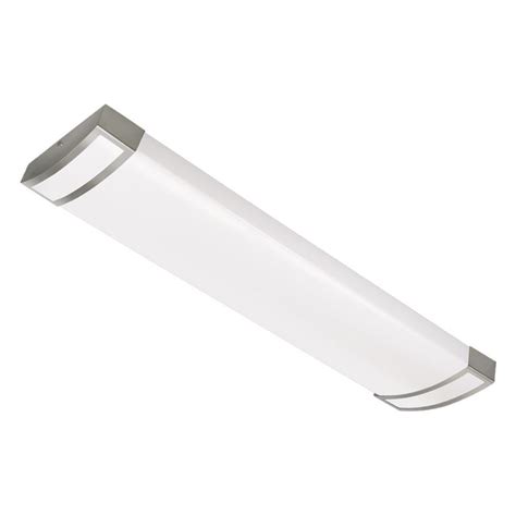 How do i get the new bulbs past the 3 curved. Portfolio White Acrylic Ceiling Fluorescent Light (Common ...