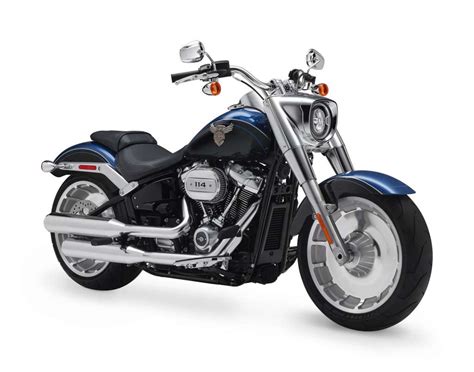 Launched in 1990, fat is still where it's at. 2018 Harley-Davidson Fat Boy 114 - 115th Anniversary (ANV ...