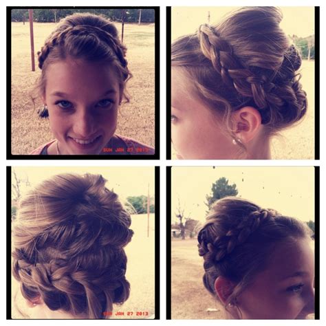 Cute Braid Updo Gorgeous Hair Braided Updo Cute Hairstyles