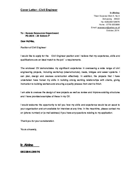 15 Civil Engineering Internship Cover Letter Cover Letter Example