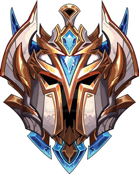 League Of Legends Challenger Rank Vector By Masnera On Deviantart