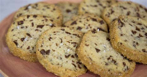 Salted Butter And Chocolate Chunk Shortbread Cookies Recipe