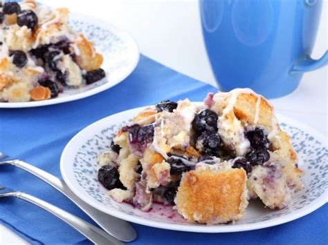 Crock Pot Blueberry Bread Pudding Recipe