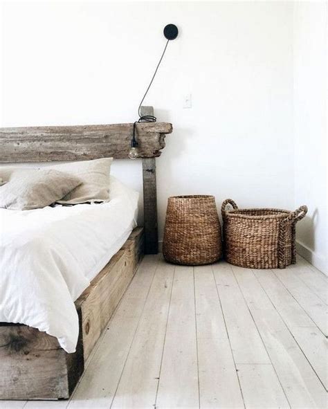 35 Modern Rustic Scandinavian Bedroom Design Ideas