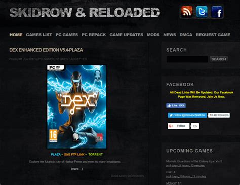 Skidrow & reloaded is on facebook. Top 25 Free PC Games Download Sites 2017 (Full Version)